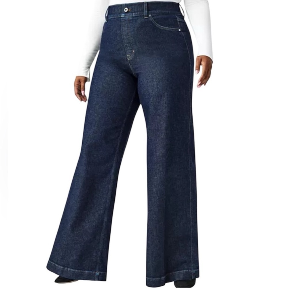 NWT SPANX Flare SPANXshape Original EveryWear Pull-On Jeans Tummy Control Sz 2XL